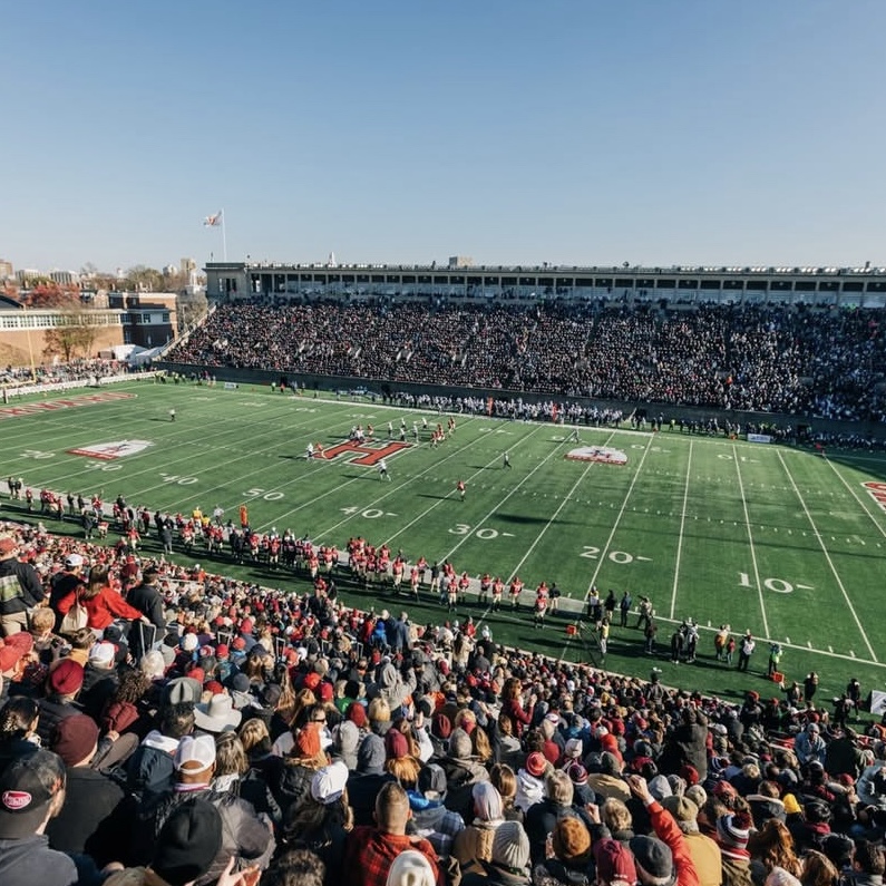 Harvard Football Game at Harvard Stadium